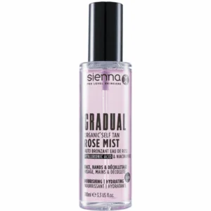 Sienna X Gradual Organic Self Tan Rose Tan Mist