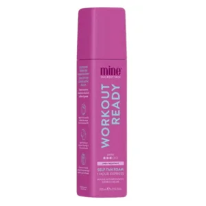 Mine Tan Workout Ready Self Tan Foam