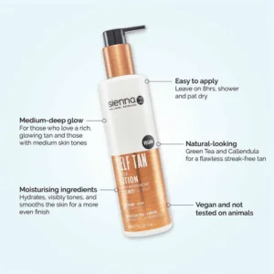 Sienna Tinted Self Tan Lotion 200ml