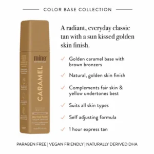 Mine Tan Self Tan Foam 200ml - Caramel