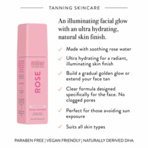 Mine Tan Rose Illuminating Facial Tan Mist