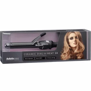 BaByliss PRO Ceramic Dial-a-Heat Tongs - 24mm