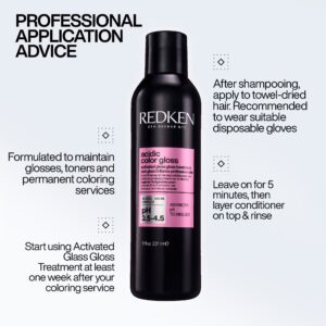 Redken Acidic Color Gloss Activated Glass Gloss Hair Treatment 6
