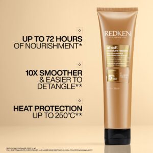 redken all soft shampoo, conditioner & leave in treatment 3