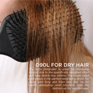 Denman Tangle Tamer Brush Ultra Black